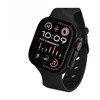 „Decoded Silicone Ares Splice Band“ – silikoninė apyrankė „Apple Watch 44/46/49 mm“ laikrodžiui (juoda)
