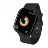 „Decoded“ silikoninė „Ares“ jungimo juosta, skirta „Apple Watch 40/41/42 mm“ – juoda