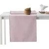 DecoKing Staltiesė ir stalo takelis 115×300 + 35×300 pudrinė rožinė DK PURE