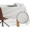DecoKing Staltiesė 140×320 cm kreminės spalvos DK SPARKLE