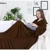 Pledas DecoKing Lazy, rudas, 150 cm x 180 cm