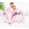 DecoKing LazyKids Vaikiška antklodė 90x105 cm rožinė
