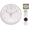 Sienas pulkstenis 4 veidi 25 x 25 x 4 2 cm DECORLIFE ()