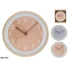 Koka efekta sienas pulkstenis 30 cm 2 veidi 30 x 30 x 4 5 cm DECORLIFE ()