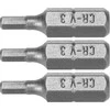 Dedra Atsuktuvo antgaliai Hex H3x25mm 3vnt blisteris