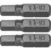 Dedra Atsuktuvo antgaliai Hex H5x25mm 3vnt blisteris