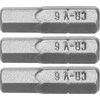 Dedra Atsuktuvo antgaliai Hex H6x25mm 3vnt blisteris