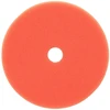 Dedra Gąbka Poliravimo kempinė su lipdukais, kieta, 75 mm, 25 mm storio (oranžinė)