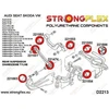 Strongflex galinės pakabos įvorių montavimo schema