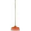 Grabie Greblys su mediniu kotu pvc oraninis 134cm 22 mm