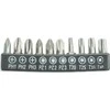 Dedra Atsuktuvo antgaliu komplektas 10 vnt25mm SL5565 PH12x2PZ12x2