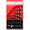 Grąžtas Dedra 6 grtu metalui komplektas HSS Plienas 4341135 36147545805866937109811710133 mm