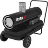Dedra 30kW alyvos šildytuvas su išmetamųjų dujų išleidimu ir DEDRA DED9955BTK termostatu
