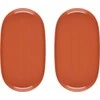 Maku Kitchen Life Simple ovalo formos lėkštė terracotta 2 vnt.