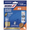 Dedra Tarczki Šlifavimo diskai be užsikimšimo, 125 mm, #80, su lipnia juosta, 5 vnt. rinkinys