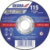 Dedra Abrazyvinis pjovimo diskas nerudi plienui 115x15x222
