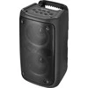 Defender Nešiojama kolonėlė BOOMER 20 Bluetooth 20W MP3/FM/SD/USB/AUX/TWS/LED/MIC KARAOKE juoda