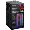 Defender Nešiojama kolonėlė BOOMER 25 Bluetooth 25W MP3/FM/SD/USB/AUX/TWS/LCD/RGB/MIC equalizer pilot mikrofon KARAOKE juoda