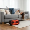 Defender Nešiojama kolonėlė BOOMER 25 Bluetooth 25W MP3/FM/SD/USB/AUX/TWS/LCD/RGB/MIC equalizer pilot mikrofon KARAOKE juoda