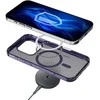 Dėklas 3MK Frosty MagCase skirtas Apple iPhone 17 violetinė