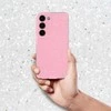 Dėklas Oem CLEAR CASE 2 mm BLINK skirtas Samsung Galaxy S25 rožinės spalvos