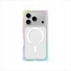 AmazingThing Omni dėklas skirtas Apple iPhone 17 Pro Max suderinamas su MagSafe – skaidrus-rainbow