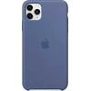 Apple silikoninis dėklas Apple iPhone 11 Pro Max MY122ZM/A LINEN Mėlynas