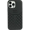 Audi Genuine Leather Apple iPhone 13 Pro / 13 6.1″ juodos spalvos kietas dėklas AU-TPUPCIP13 P-Q8/D1-BK