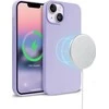 „Crong Color Cover“ magnetinis dėklas, skirtas „iPhone 14 Plus“ (violetinė)