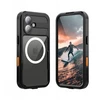 Crong Seal Cover vandeniui atsparus dėklas iPhone 17, juodas