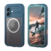 Atsparus vandeniui dėklas iPhone 17, mėlynas Crong Seal Cover