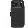 Dėklas Decoded Textured Silicone Detachable Wallet - obudowa ochronna do iPhone 17 Pro kompatybilna su MagSafe (phantom juodas)