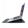 Devia nešiojamo kompiuterio / MacBook dėklas Ultra-Thin 15,4'' atsparus vandeniui PU leather juodos spalvos