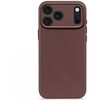 „Decoded Leather Backcott“ – odinis „iPhone 17 Pro“ galinis dėklas, suderinamas su „MagSafe“ (šokolado rudos spalvos)