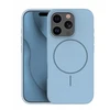 Etteri „Telforceone“ plonas silikoninis dėklas „iPhone 15 Pro Max 6,7“ telefonui, šviesus, mėlynas