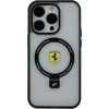 Ferrari FEHMP15LUSCAH Apple iPhone 15 Pro 6.1″ skaidrus kietas dėklas Ring Stand 2023 Collection MagSafe
