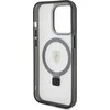 Ferrari FEHMP15LUSCAH Apple iPhone 15 Pro 6.1″ skaidrus kietas dėklas Ring Stand 2023 Collection MagSafe