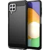 Forcell Oem CARBON dėklas skirtas Samsung Galaxy A22 LTE ( 4G ) juodos spalvos