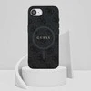 GUESS dėklas skirtas Apple iPhone 16e (SE 4 2025) suderinamas su MagSafe GUHMPSE4G4GFRK (PU 4G Ring Classic Logo) juodos spalvos