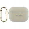 „Guess Grained Classic Logo Hook“ dėklas, skirtas „AirPods Pro 3“ ausinėms - auksinis