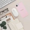 Guess PU Grained Classic Logo MagSafe Apple iPhone 16e dėklas telefonui rožinės spalvos