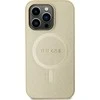 Guess GUHMP15MPSAHMCB Apple iPhone 15 Plus/ 14 Plus 6.7″ auksinis kietas dėklas Saffiano MagSafe