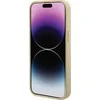 Guess GUHMP15MPSAHMCB Apple iPhone 15 Plus/ 14 Plus 6.7″ auksinis kietas dėklas Saffiano MagSafe