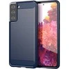 Hurtel Carbon dėklas skirtas Samsung Galaxy S21+ 5G (S21 Plus 5G), mėlynas