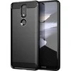 Hurtel Carbon dėklas skirtas Nokia 2.4, juodas