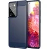 Hurtel Carbon dėklas skirtas Samsung Galaxy S21 Ultra 5G, mėlynas