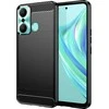 Hurtel Carbon Infinix Hot 20 Play flexible silikoninis carbon dėklas telefonui juodos spalvos