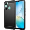 Hurtel Carbon Infinix Hot 12 Pro flexible silikoninis carbon dėklas telefonui juodos spalvos