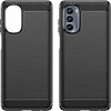 Hurtel Carbon dėklas skirtas Motorola Moto G62 5G, juodas