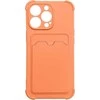 Hurtel Card Armor dėklas skirtas iPhone 11 Pro Max, oranžinis